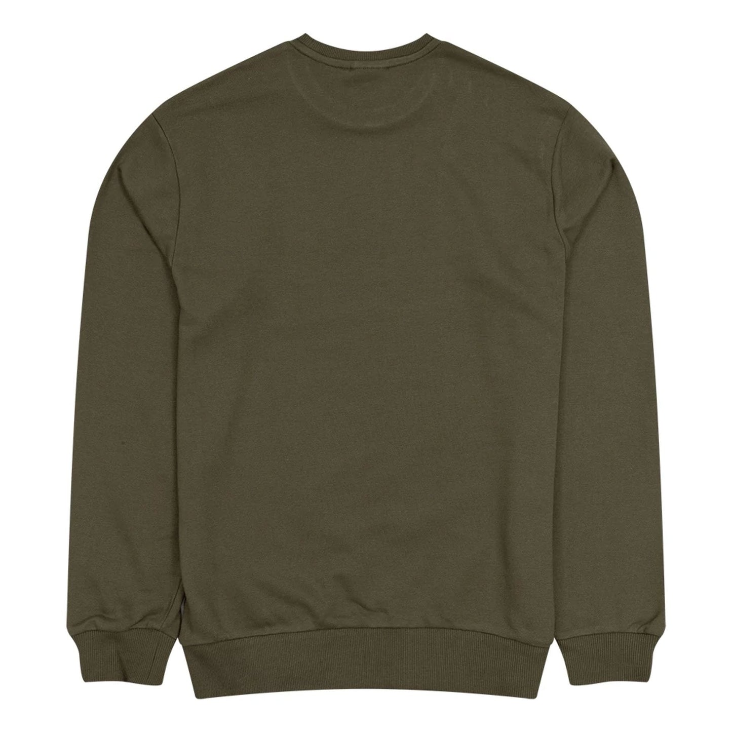 The Male model is wearing New York Yankees MLB Outline Green Crew Neck Sweater 2