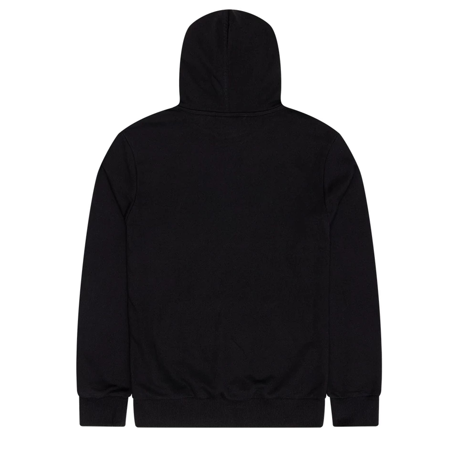 The Male model is wearing New York Yankees MLB Outline Black Pullover Hoodie 2
