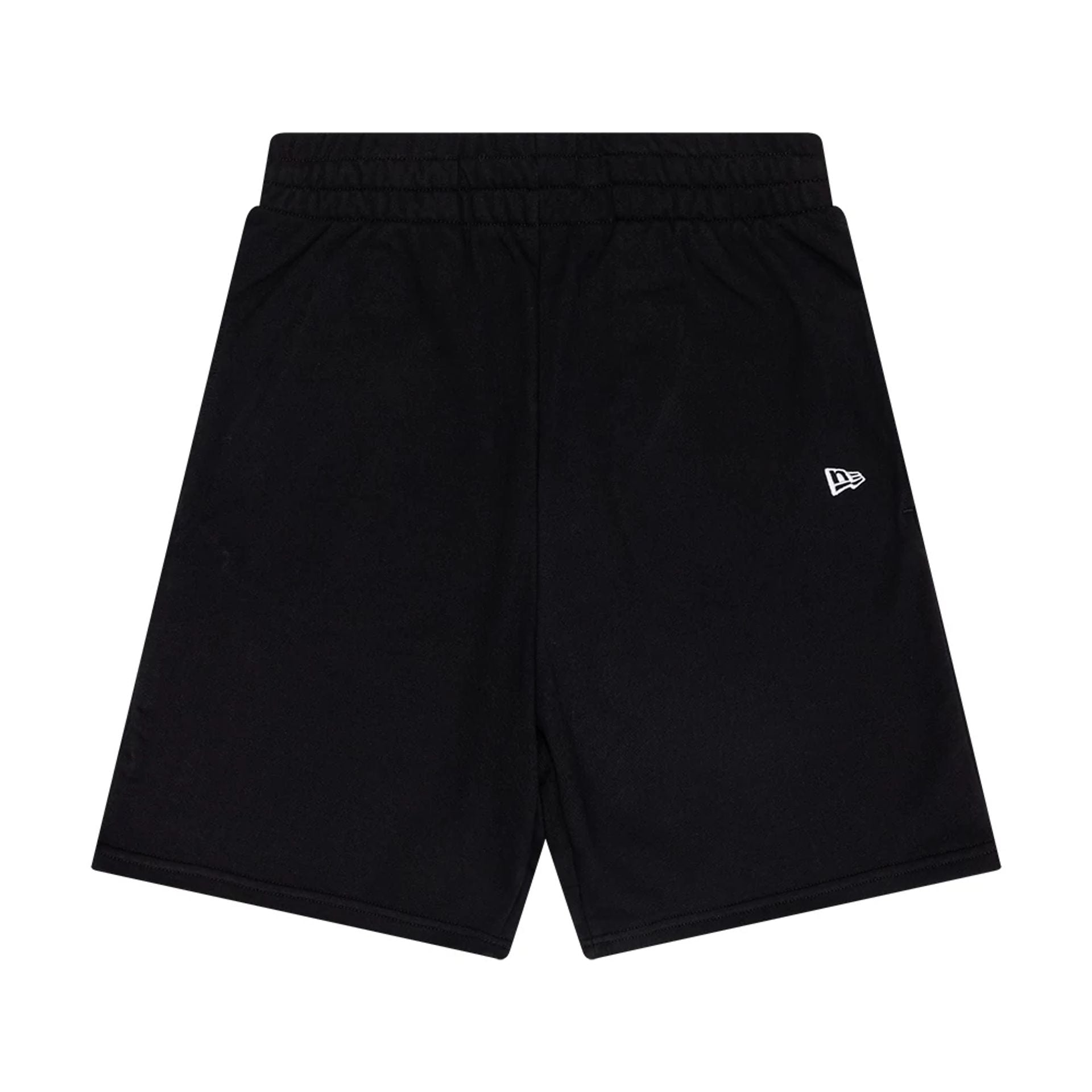 The Male model is wearing New Era Flag Black Shorts 1