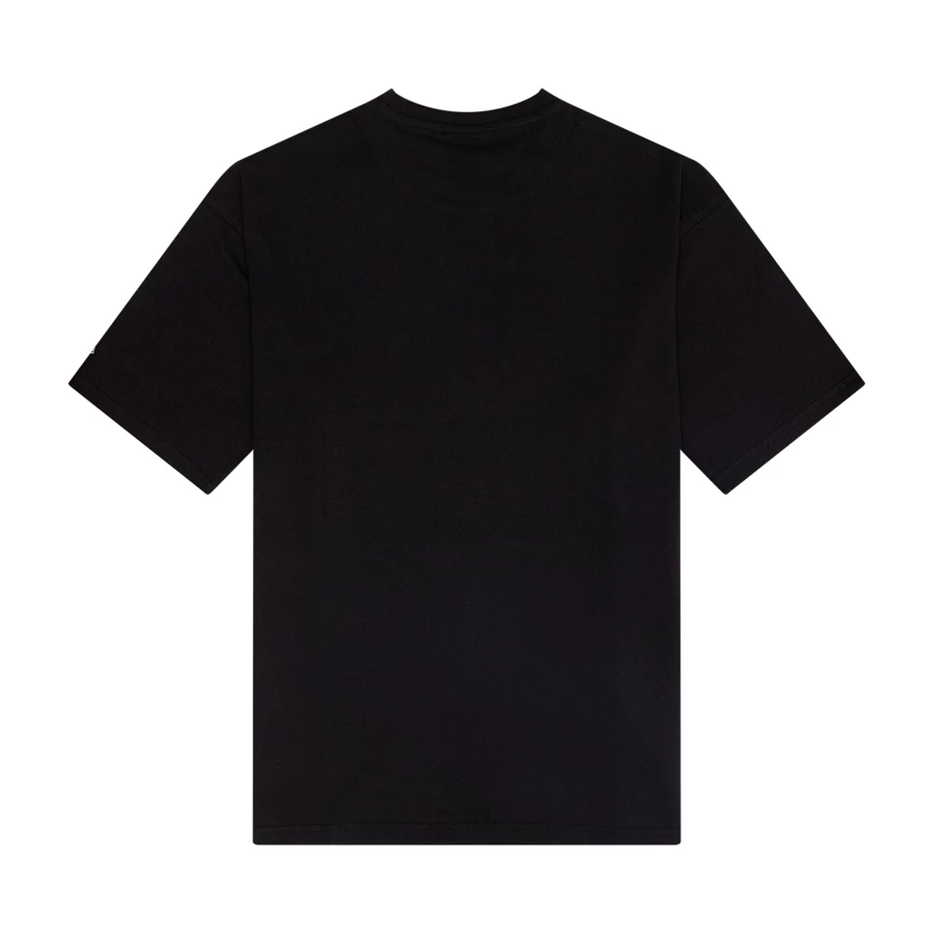 The Male model is wearing New Orleans Saints NFL Helmet Graphic Black T-Shirt 2