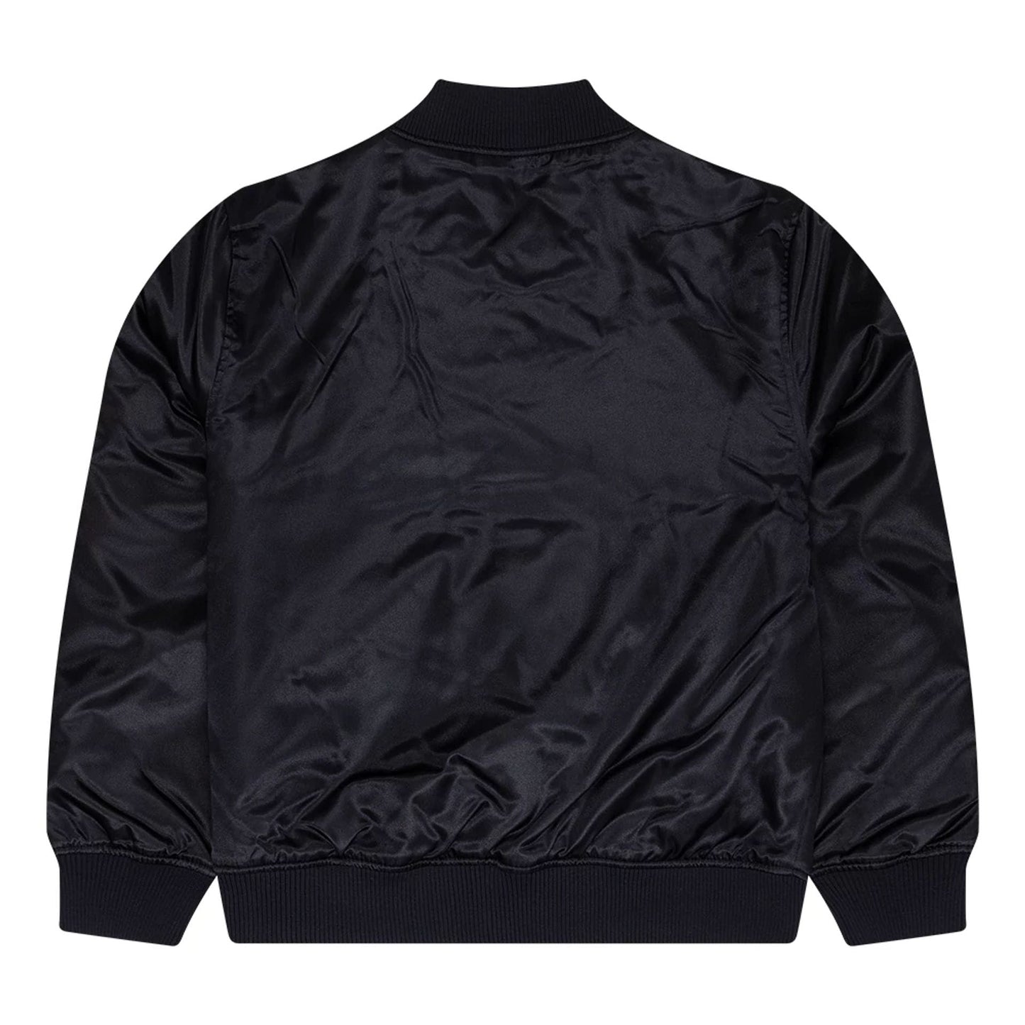 The Male model is wearing New Era Navy Bomber Jacket 2