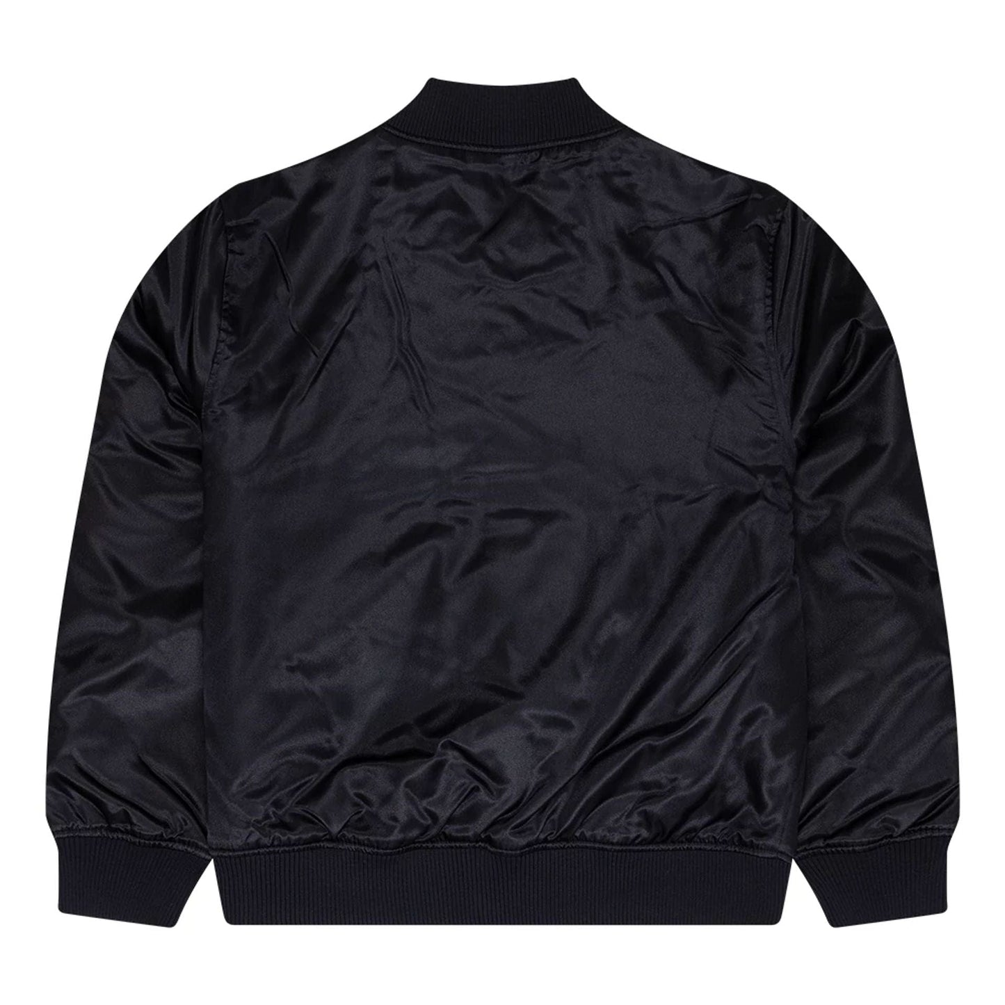 The Male model is wearing New Era Navy Bomber Jacket 2