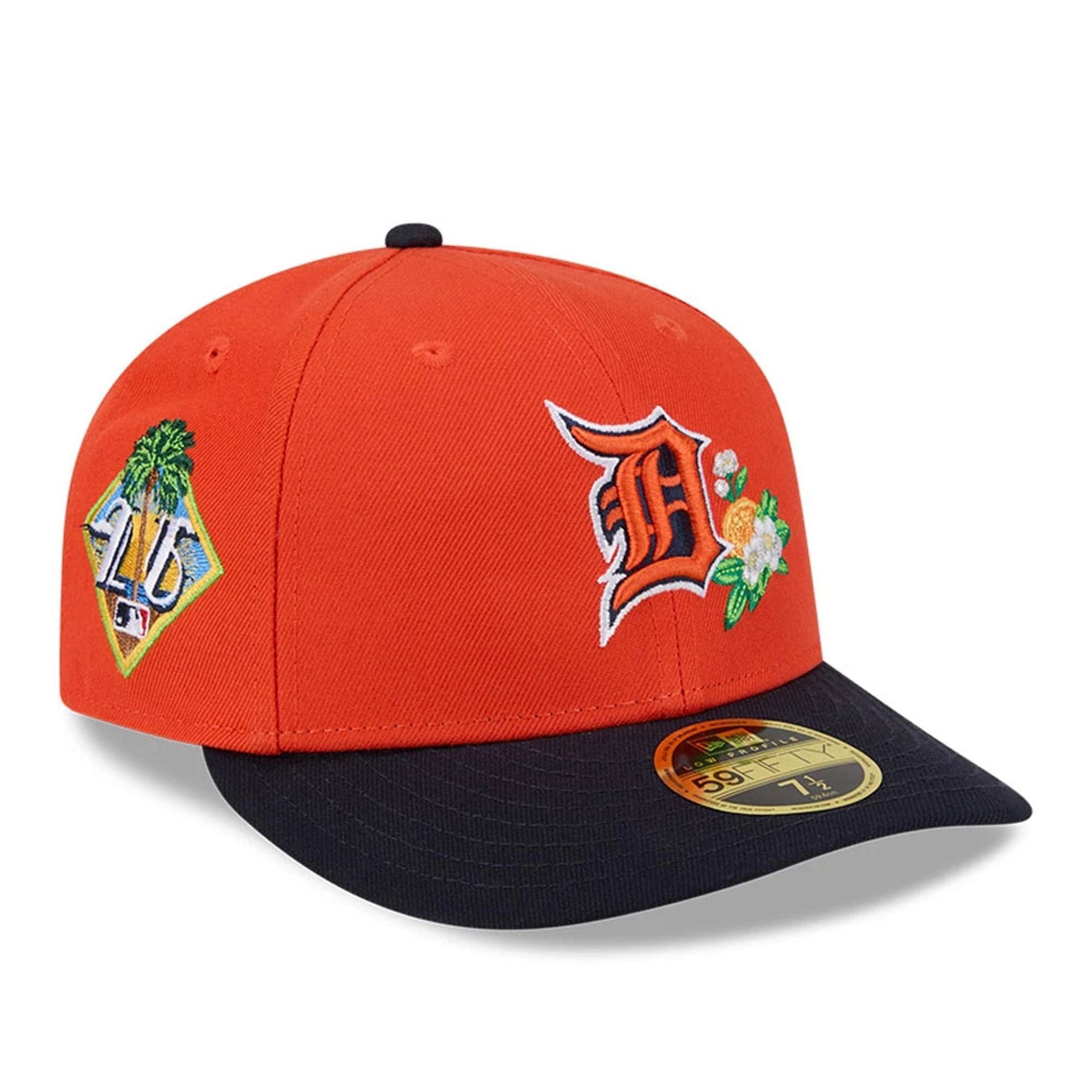 Pictured is this MLB Spring Training 2026 Detroit Tigers Low Profile 59FIFTY Fitted cap in red. 1