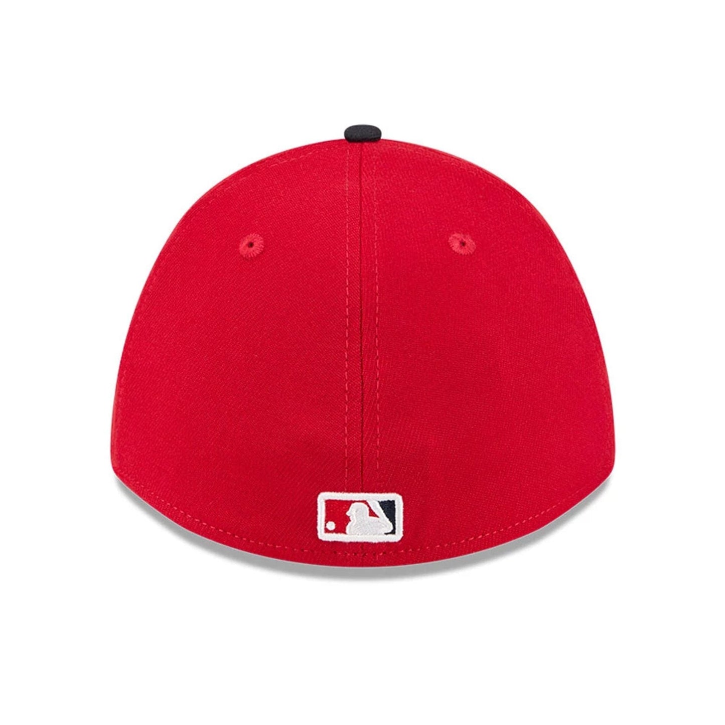 Pictured is this MLB Spring Training 2026 LA Angels 39THIRTY M-Crown Stretch Fit cap in red. 7