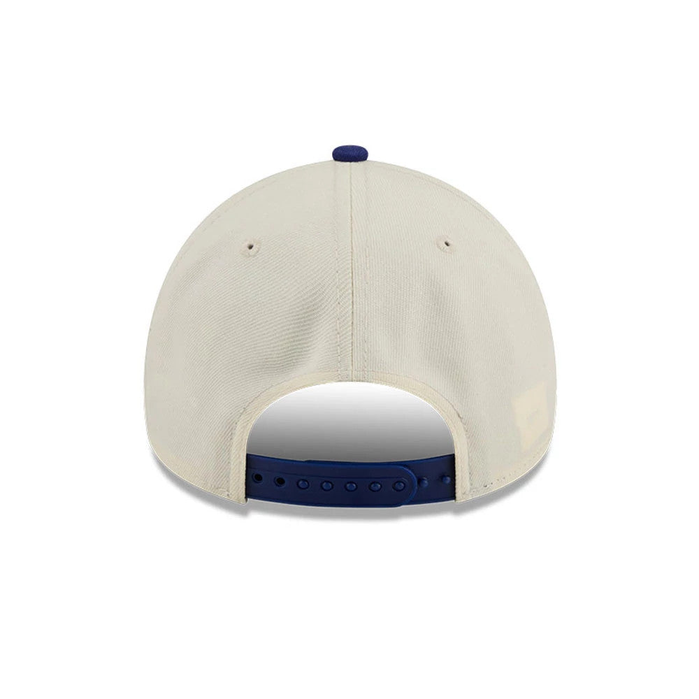 Pictured is this MLB Rope LA Dodgers 9FORTY A-Frame cap in cream. 7