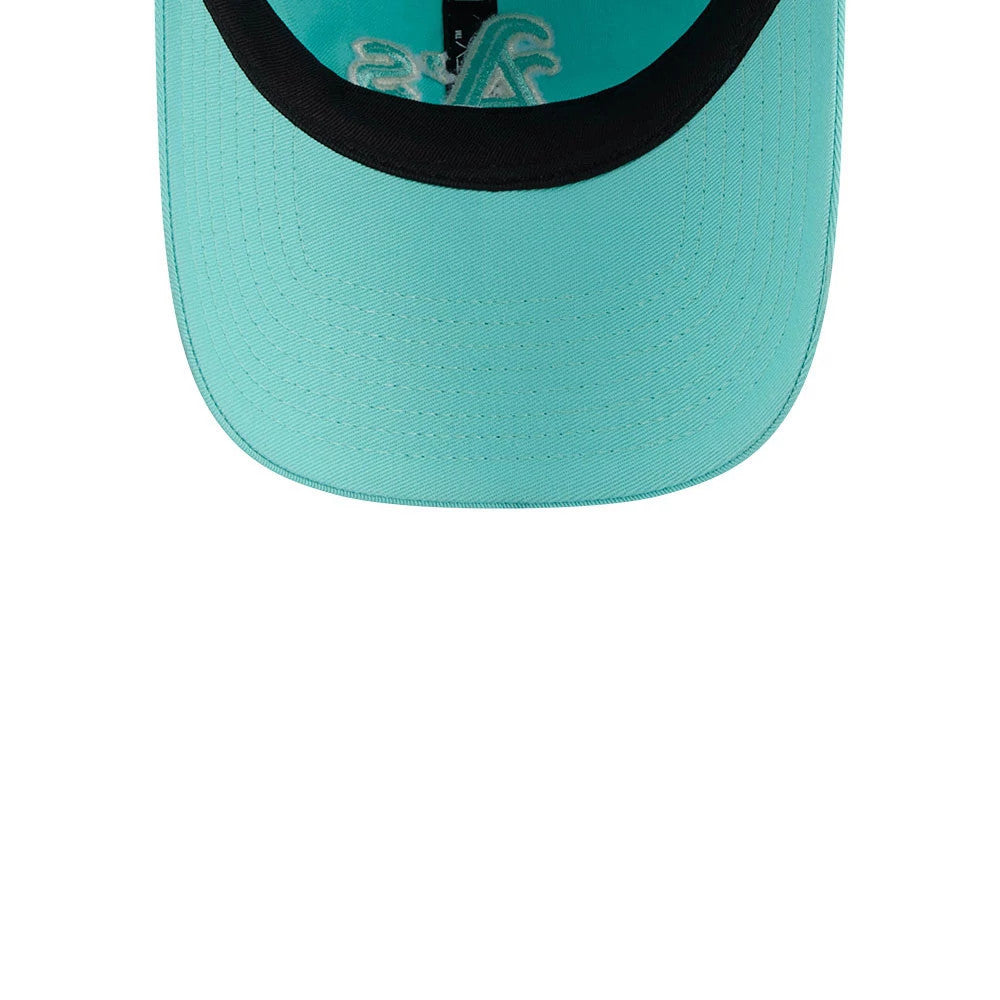 Pictured is this MLB Colours Athletics 9TWENTY cap in turquoise. 7