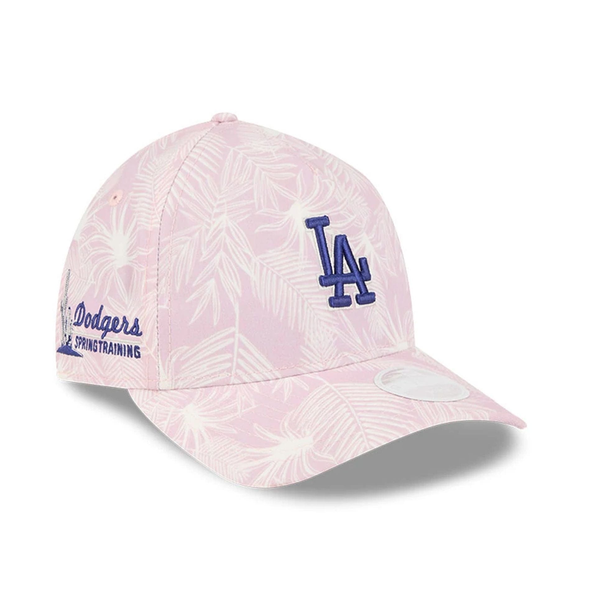 Pictured is this Womens MLB Pastel LA Dodgers 9TWENTY A-Frame cap in pastel pink. 1
