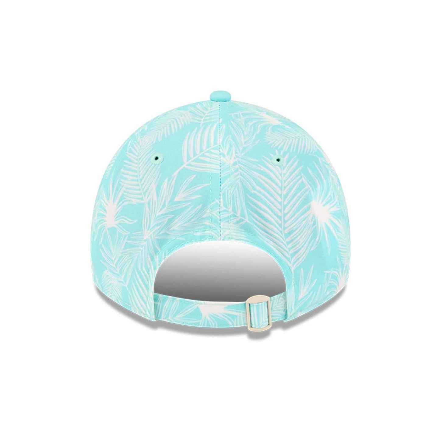 Pictured is this Womens MLB Pastel New York Yankees 9TWENTY A-Frame cap in turquoise. 7