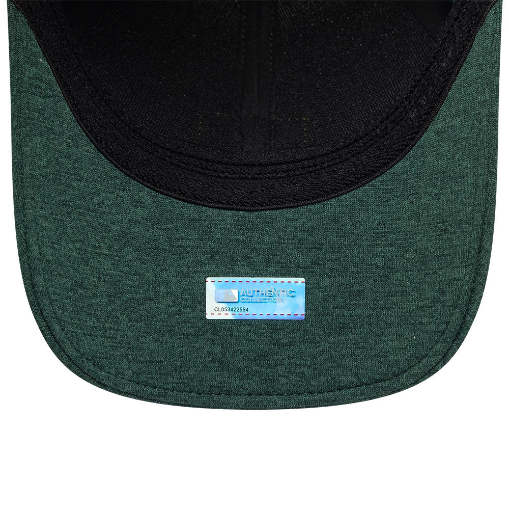 Pictured is this MLB Clubhouse Athletics 39THIRTY Infinity Stretch Fit cap in dark green. 7