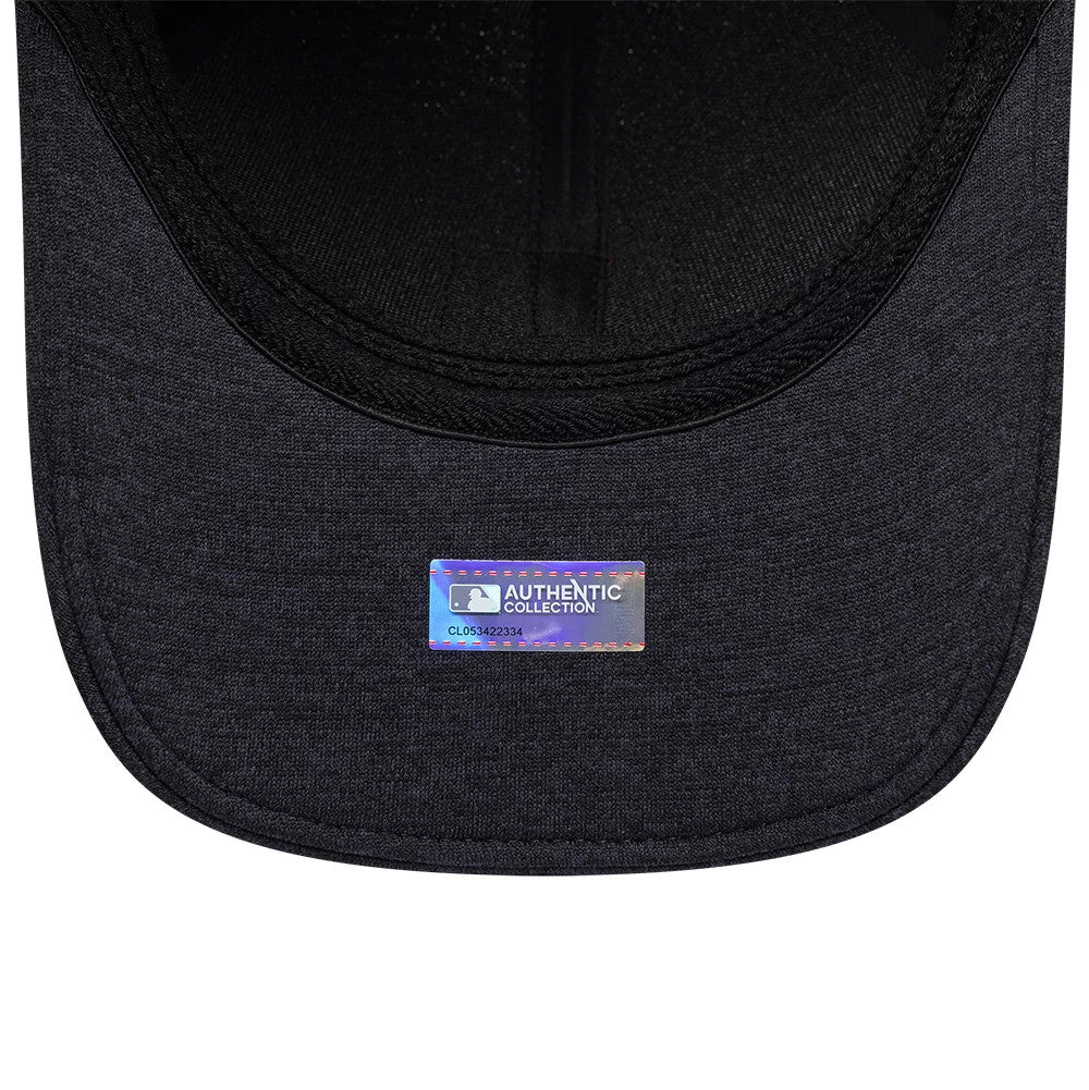 Pictured is this MLB Clubhouse Cleveland Guardians 39THIRTY Infinity Stretch Fit cap in navy. 7