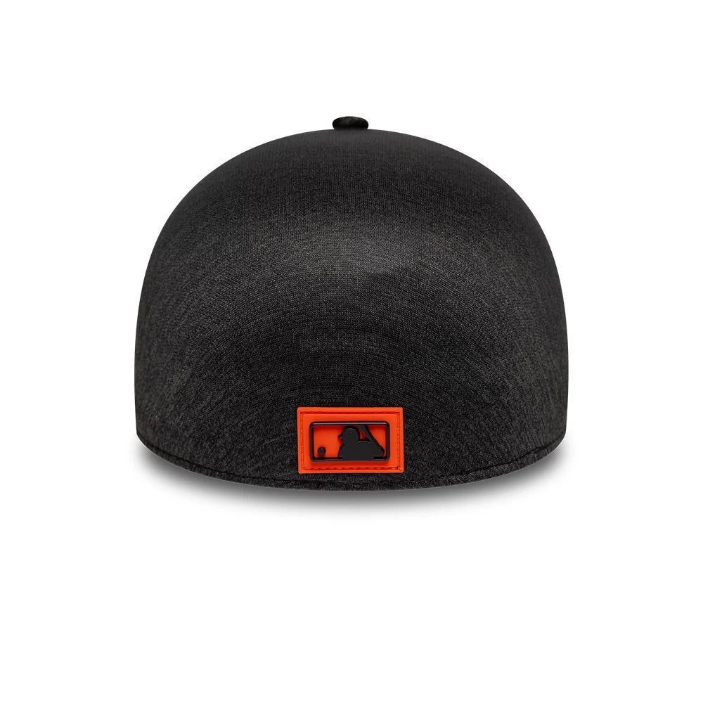 Pictured is this MLB Clubhouse Baltimore Orioles 39THIRTY Infinity Stretch Fit cap in black. 4