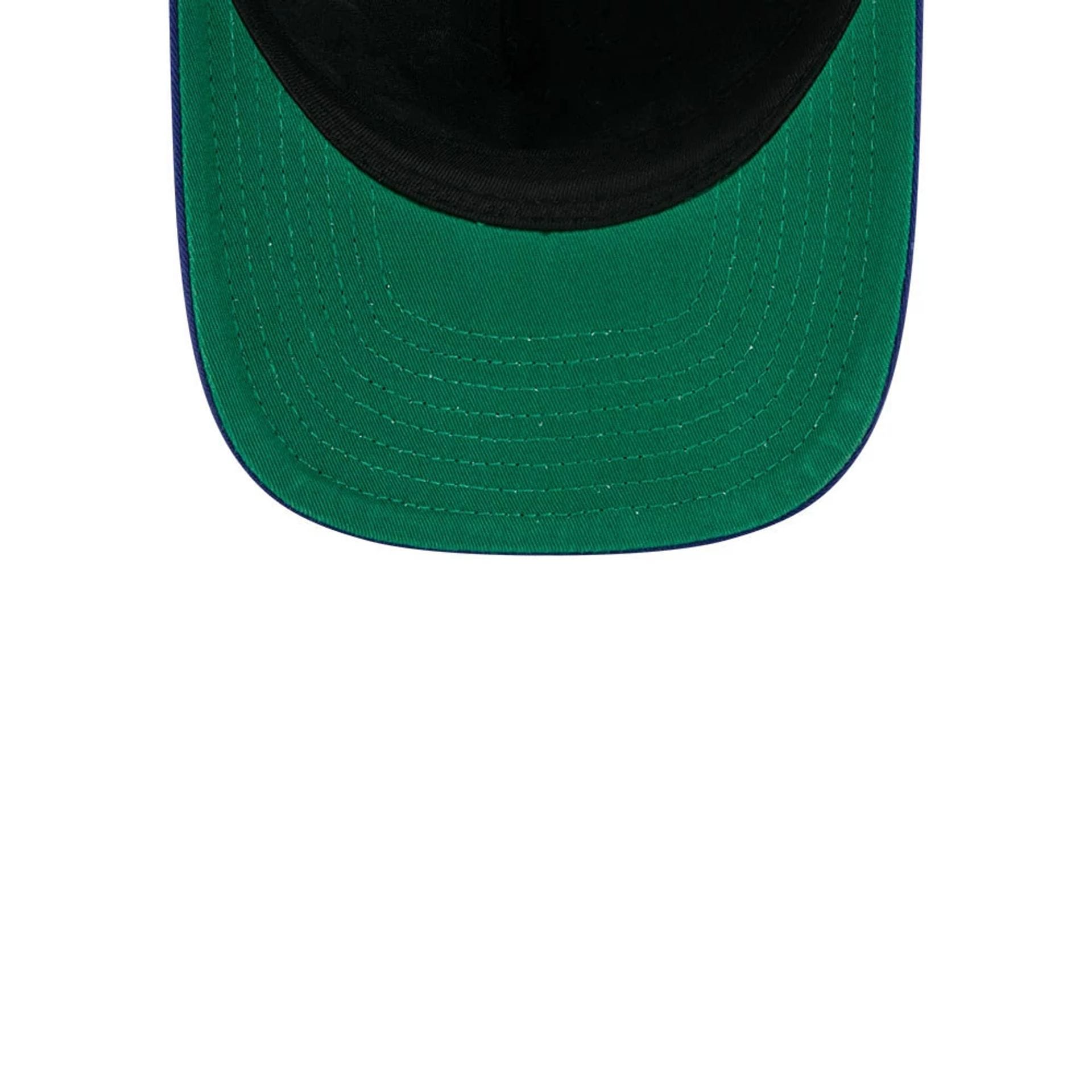 Pictured is this MLB Historic LA Dodgers 9FIFTY A-Frame Snapback cap in Navy. 2