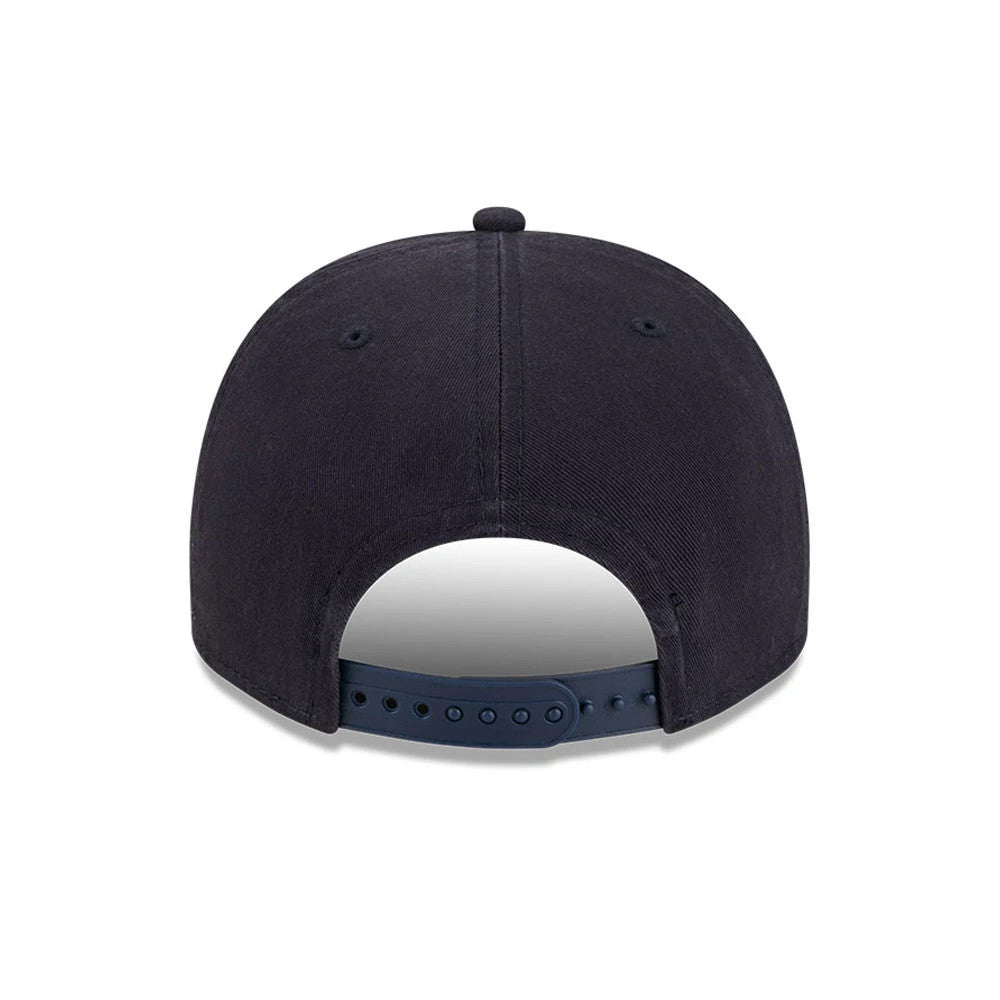 Pictured is this MLB Historic New York Yankees 9FIFTY A-Frame Snapback cap in navy. 7