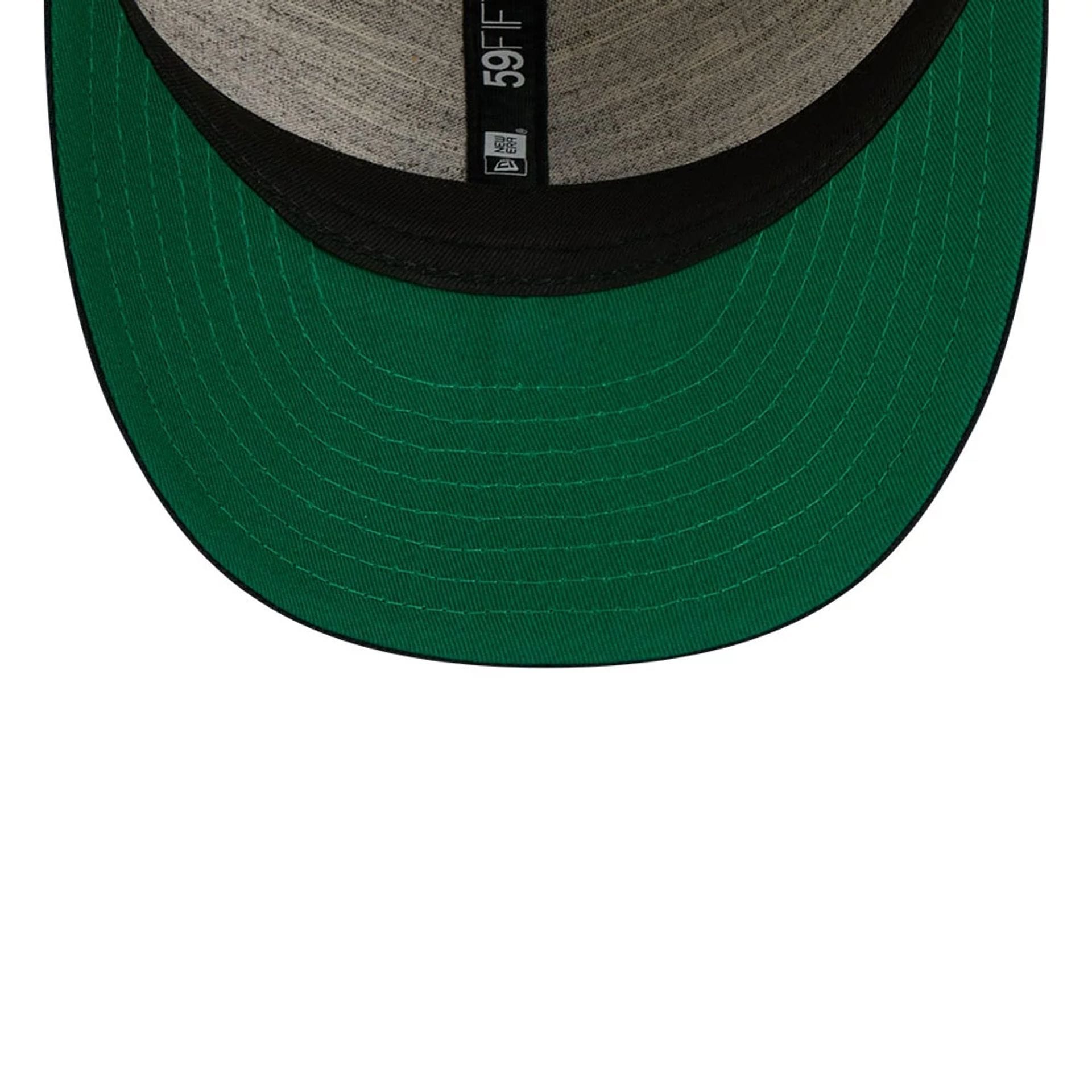 Pictured is this MLB Linen New York Yankees Retro Crown 59FIFTY Fitted cap in navy. 2
