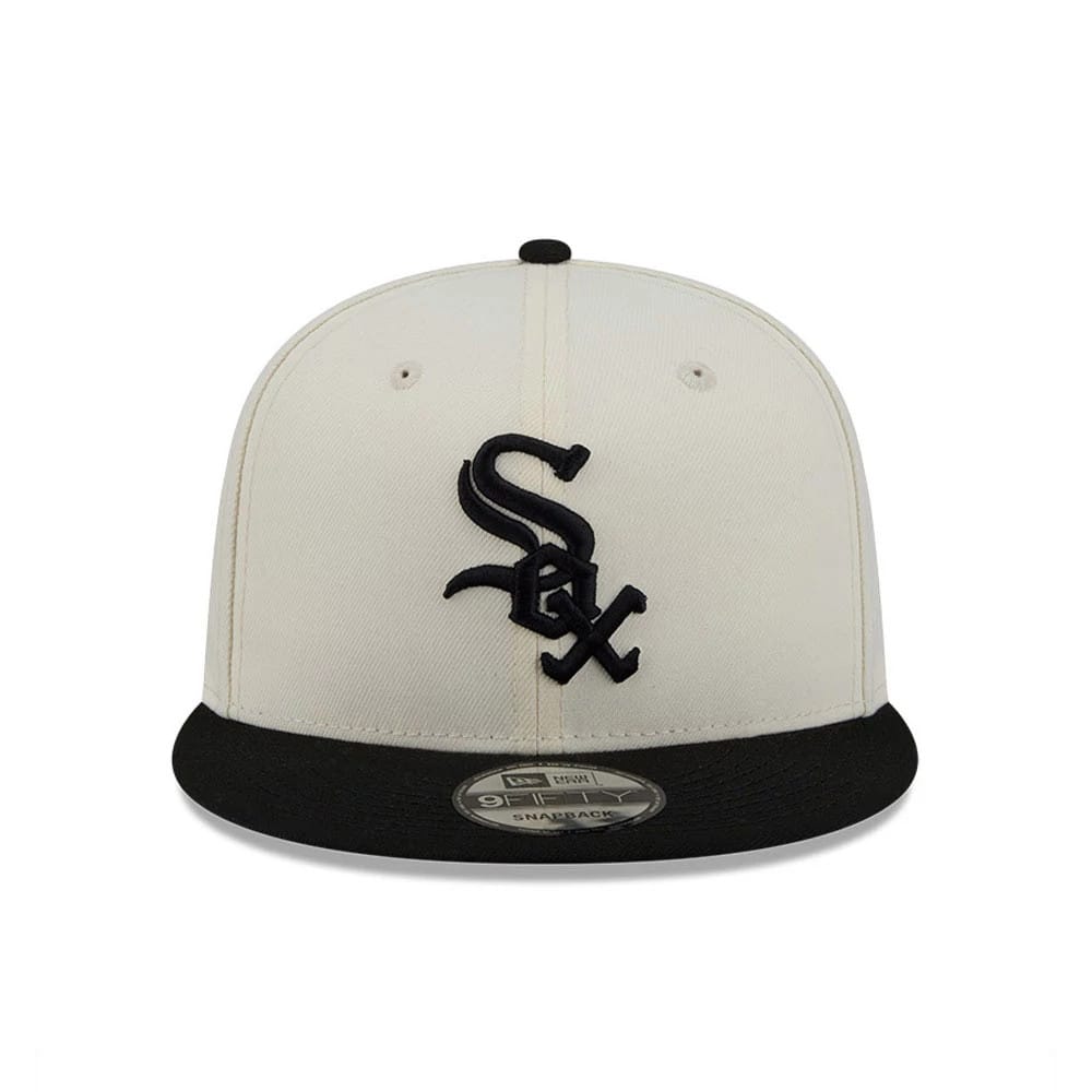 Pictured is this MLB Localized Chicago White Sox 9FIFTY Snapback cap in white. 3
