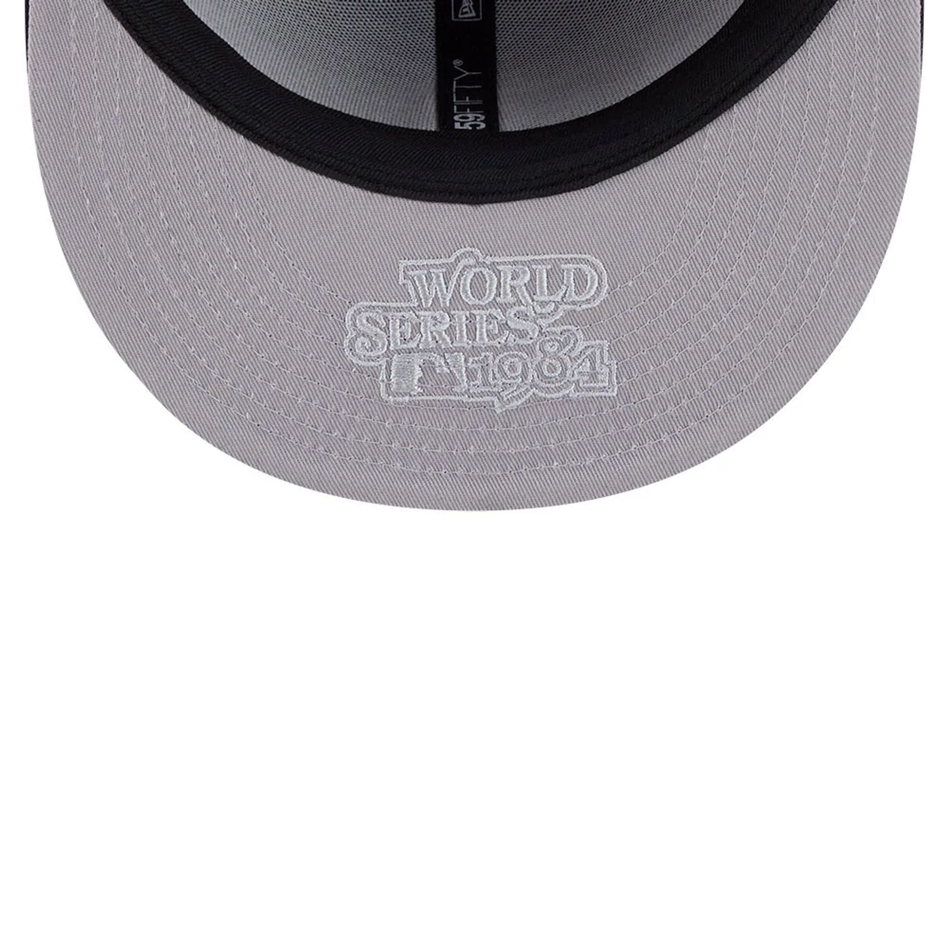 Pictured is this MLB Hidden Hit Detroit Tigers 59FIFTY Fitted cap in navy. 2