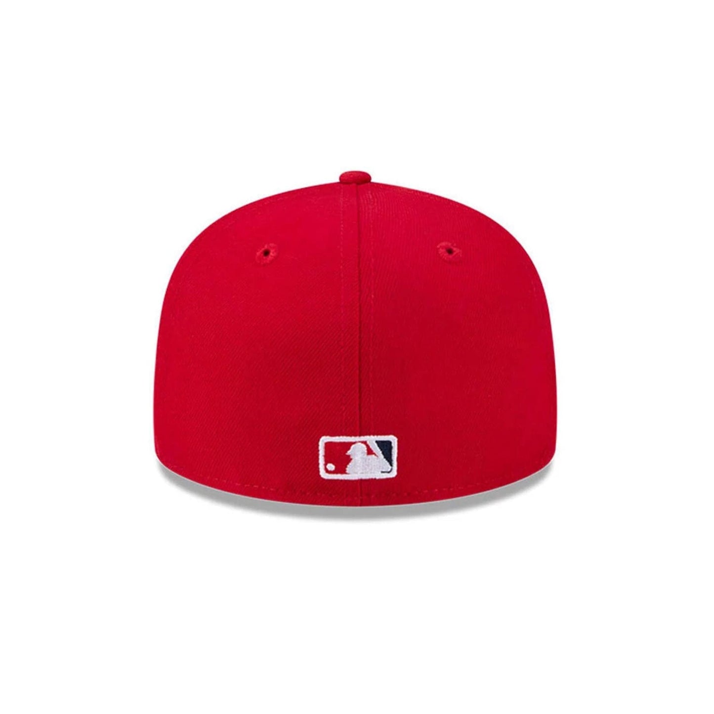 Pictured is this MLB Hidden Hit LA Angels 59FIFTY Fitted cap in red. 7