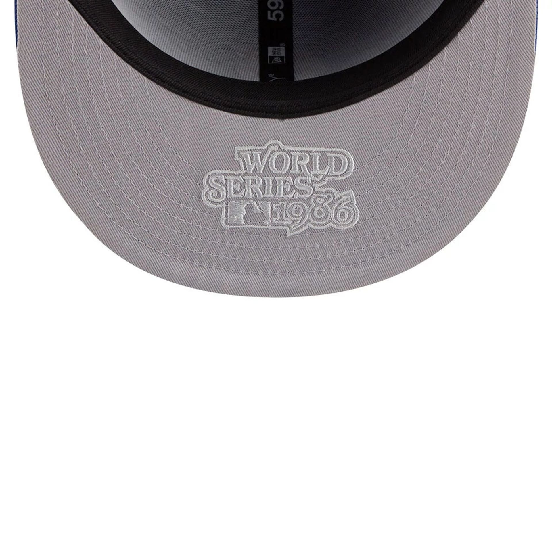 Pictured is this MLB Hidden Hit New York Mets 59FIFTY Fitted cap in blue. 2