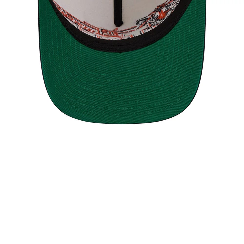 Pictured is this MLB Classic Detroit Tigers 9FIFTY A-Frame Snapback cap in White. 2