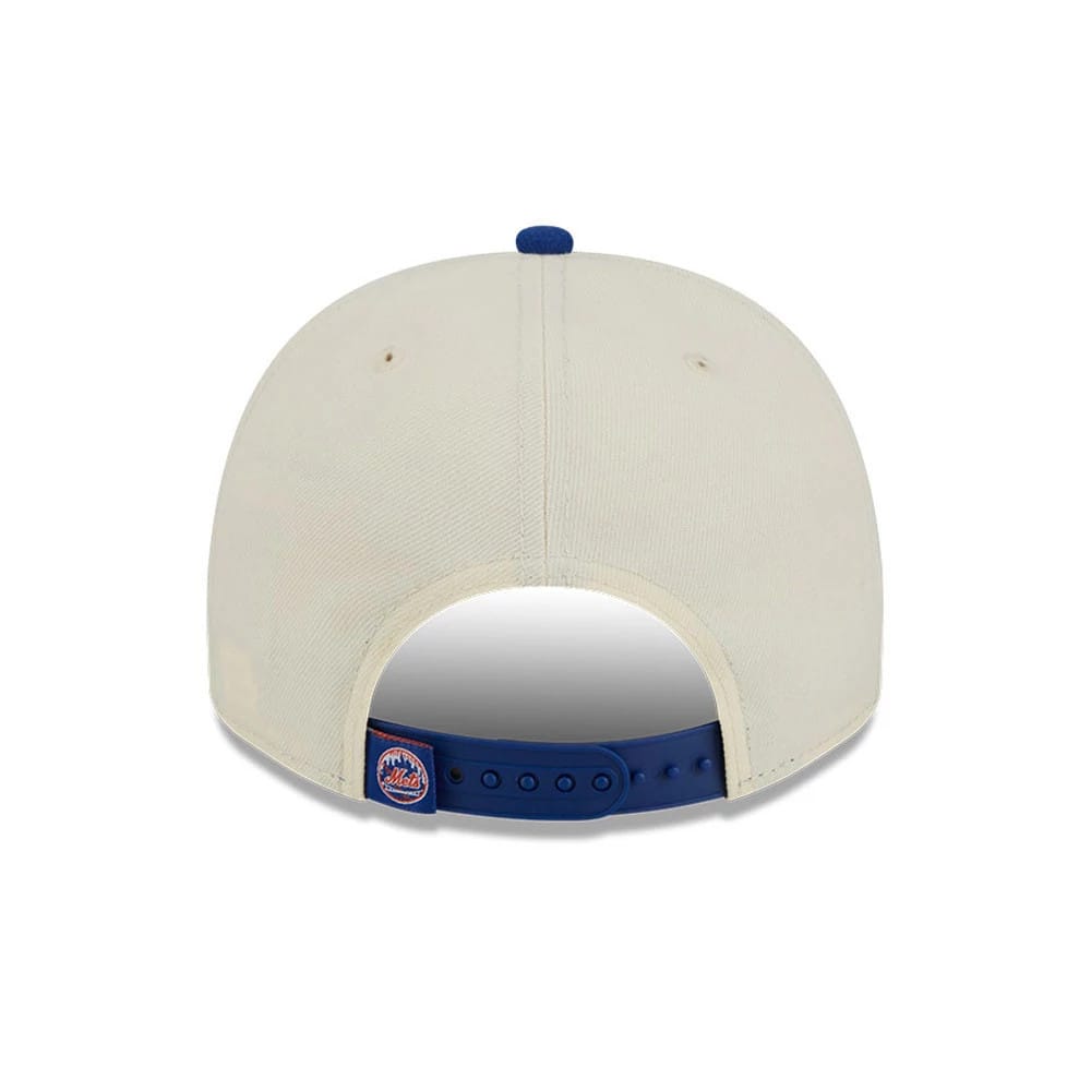 Pictured is this MLB Classic New York Mets 9FIFTY A-Frame Snapback cap in Cream . 7