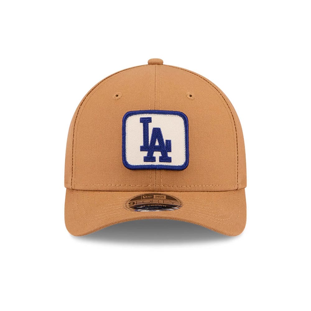 Pictured is this MLB Team Choice LA Dodgers 9FORTY M-Crown cap in beige. 4