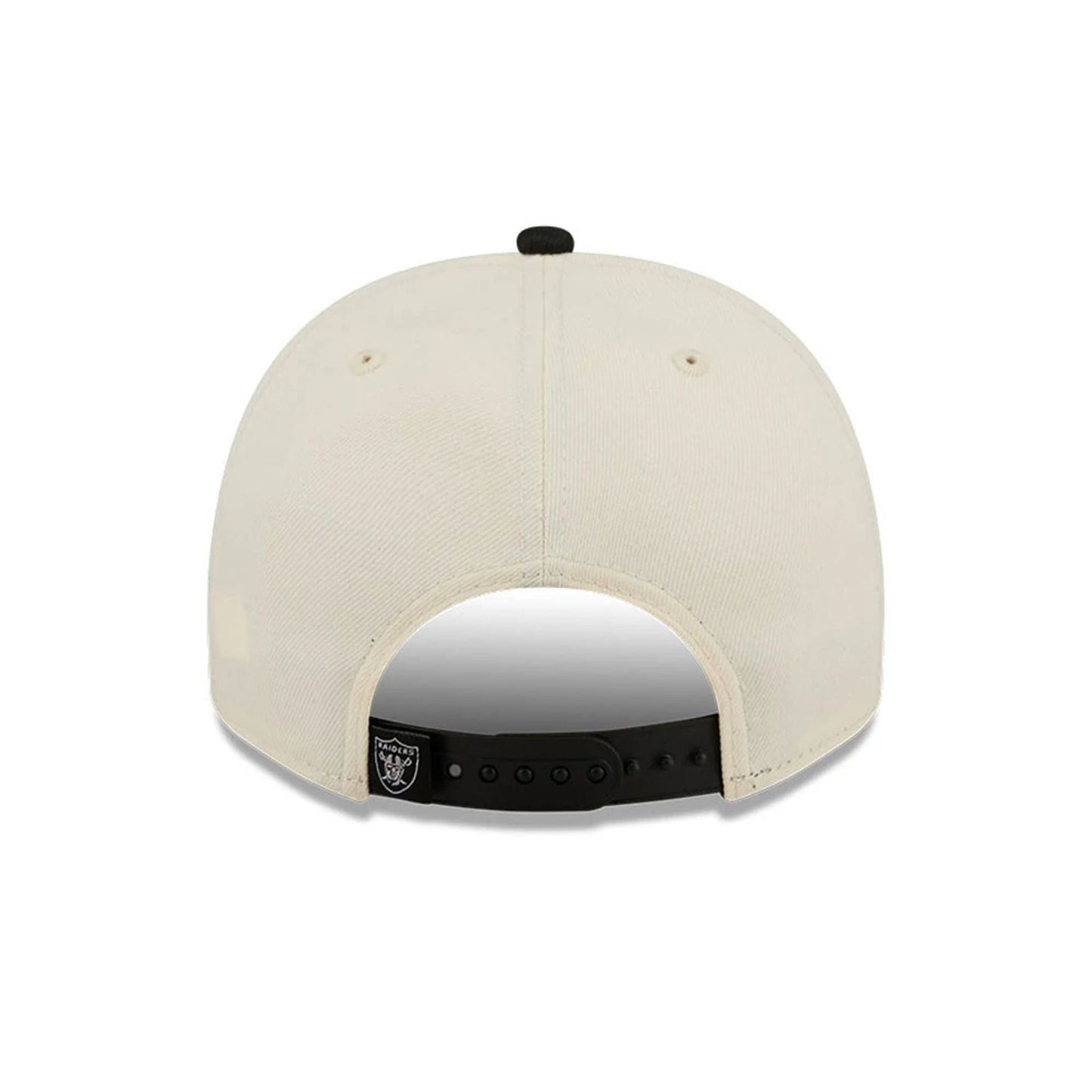 Pictured is this NFL Classic Las Vegas Raiders 9FIFTY A-Frame Snapback cap in White. 7