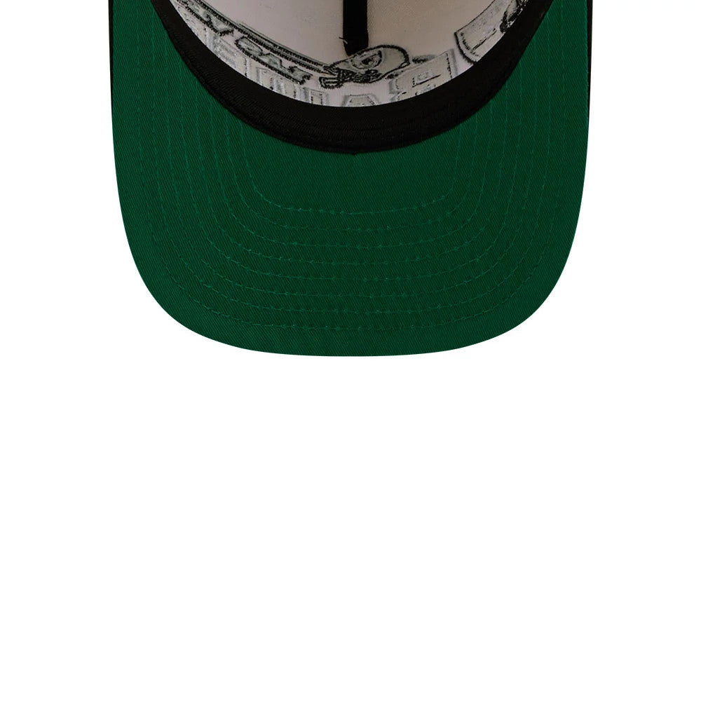 Pictured is this NFL Classic Las Vegas Raiders 9FIFTY A-Frame Snapback cap in White. 2