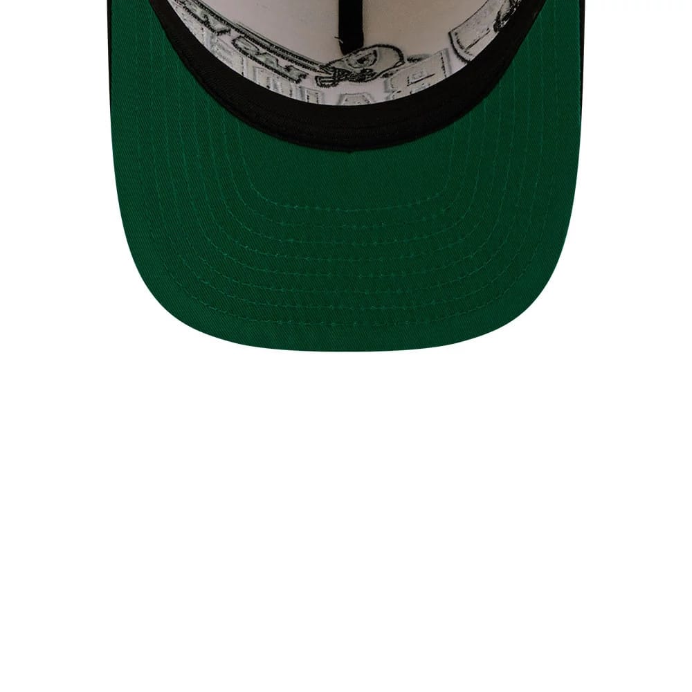 Pictured is this NFL Classic Las Vegas Raiders 9FIFTY A-Frame Snapback cap in White. 2