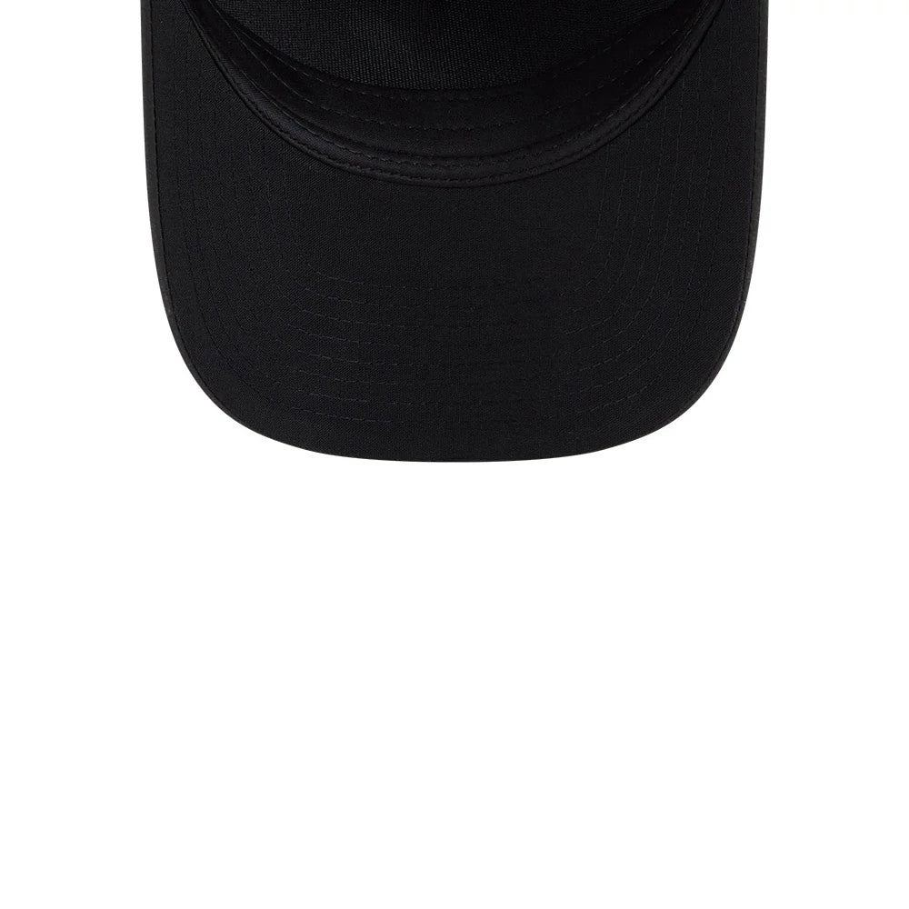 Pictured is this MLB Badged Chicago White Sox 9FORTY M-Crown A-Frame Trucker cap in black. 7