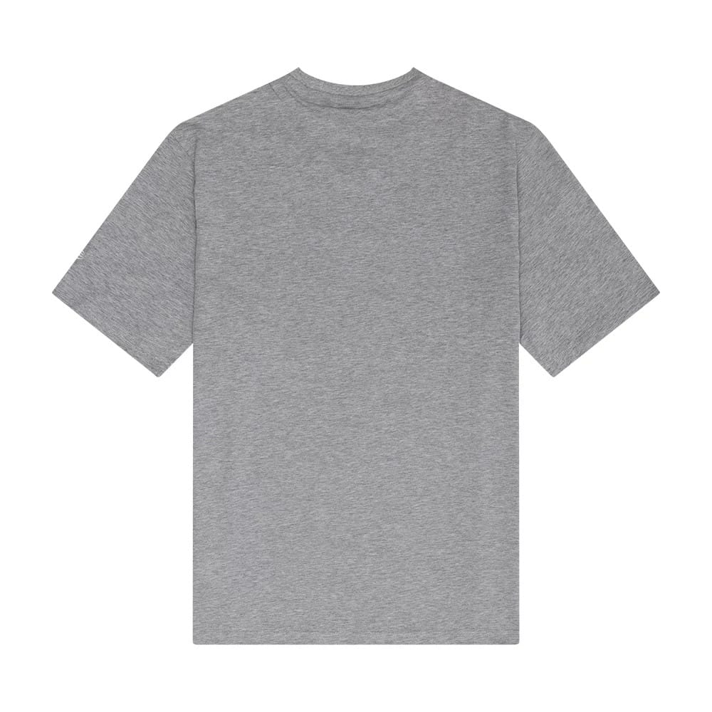The Male model is wearing New Era Miami City Grey T-Shirt 2