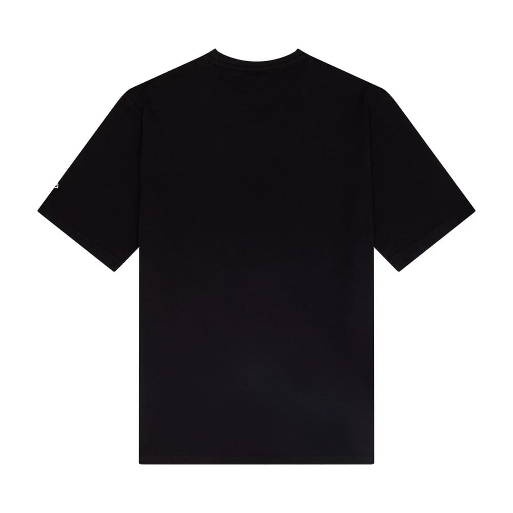 The Male model is wearing LA Lakers NBA Graphic Black T-Shirt 2
