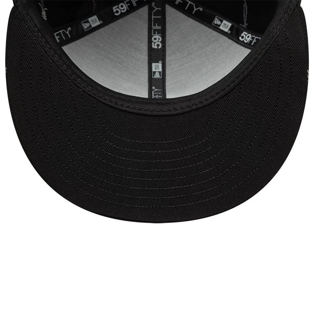 This is a New Era Wire Black 59FIFTY Fitted Cap 7