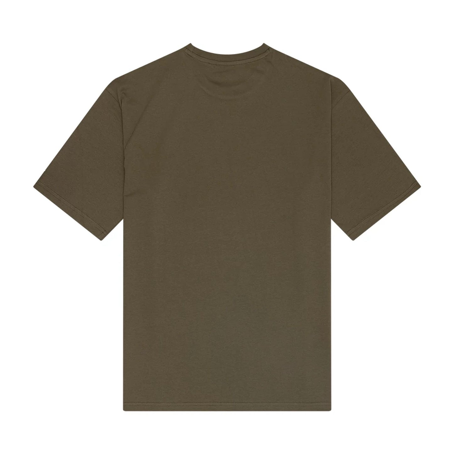 The Male model is wearing New Era Food Graphic Green Oversized T-Shirt 2