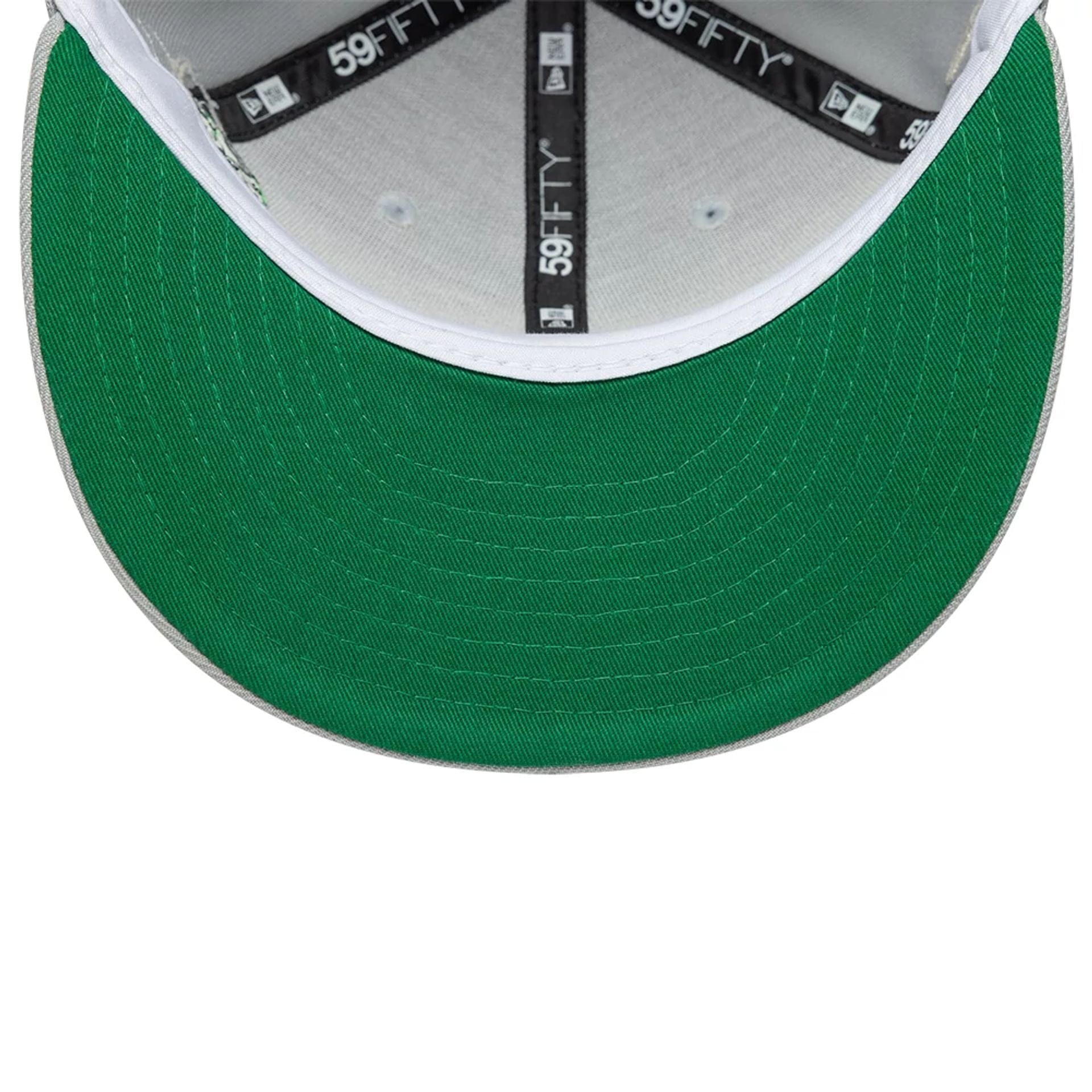 This is a New Era Planet Icon Grey 59FIFTY Fitted Cap 2