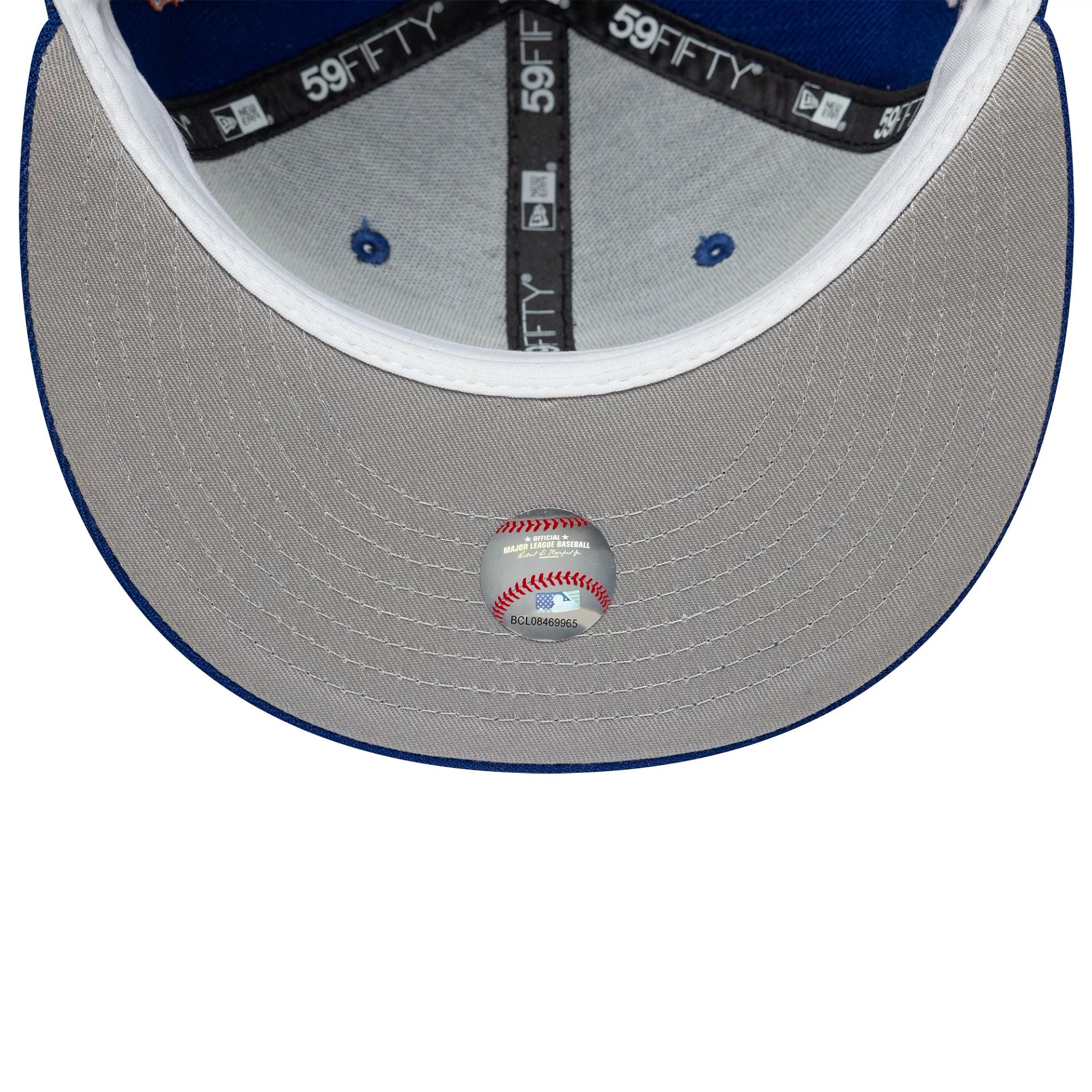 This is a New York Mets MLB Seasonal Blue 59FIFTY Fitted Cap 2