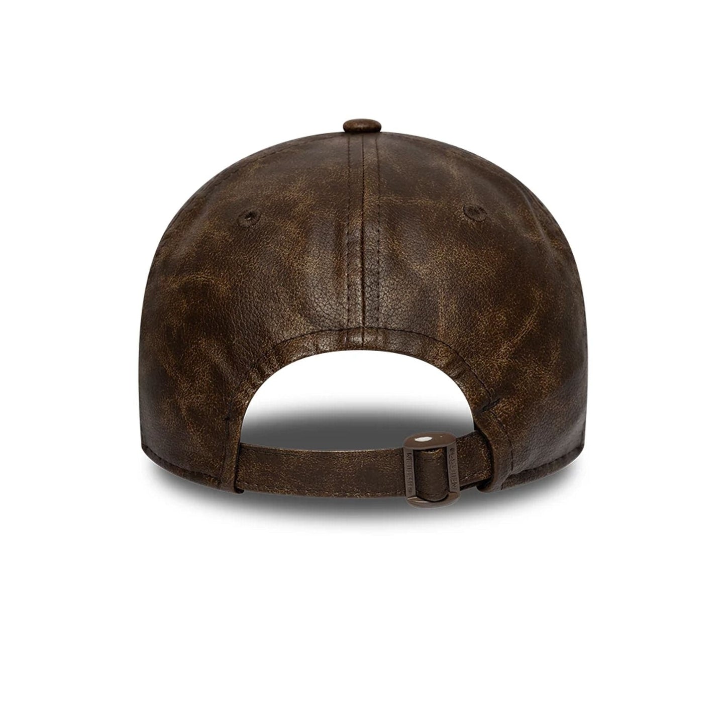 This is a New Era Worn PU Dark Brown 9TWENTY Adjustable Cap 7