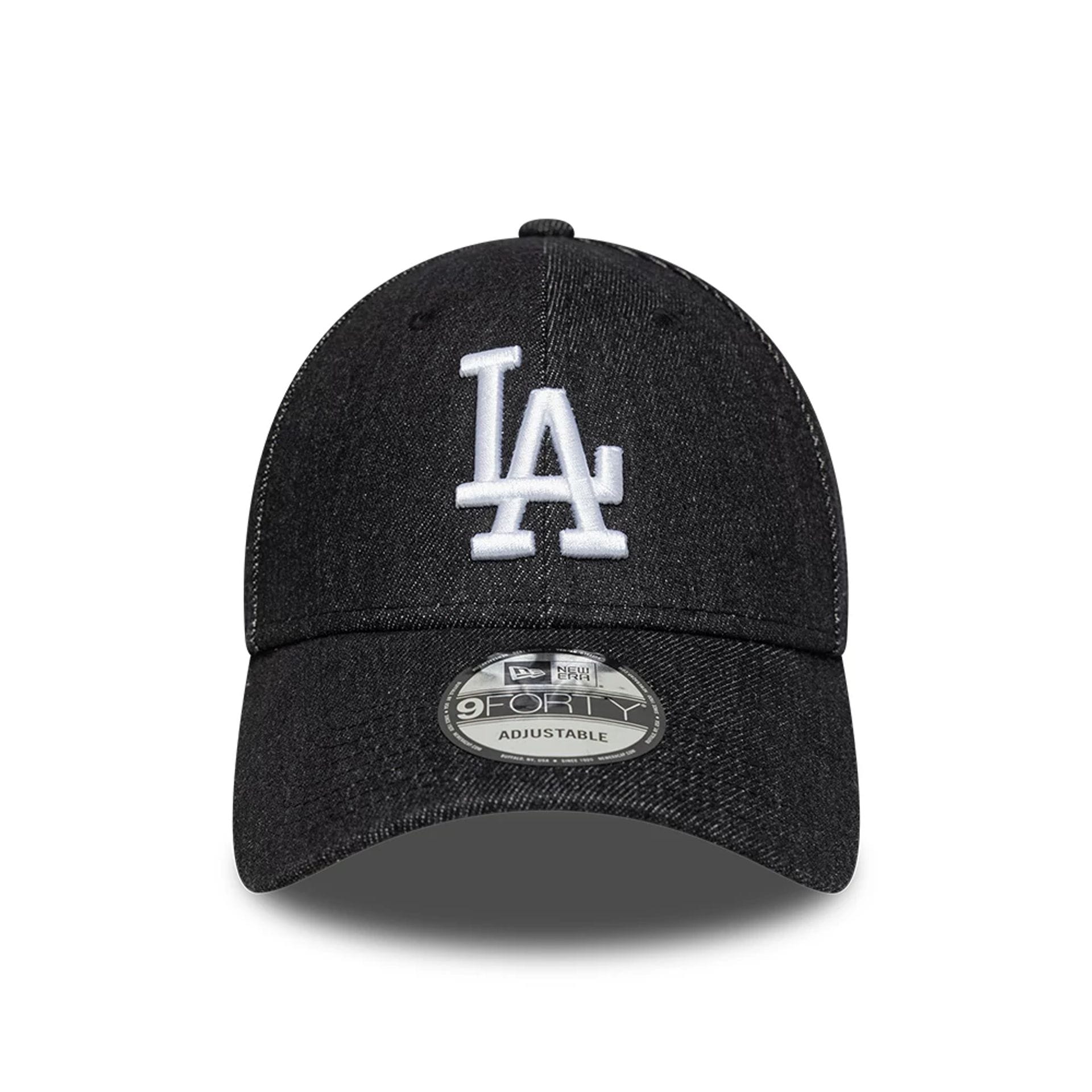 This is a LA Dodgers MLB Denim Black 9FORTY Adjustable Cap 2