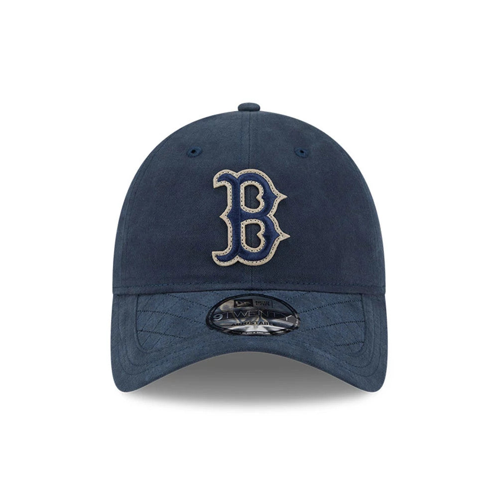 This is a Boston Red Sox MLB Quilted Navy 9TWENTY Adjustable Cap 2