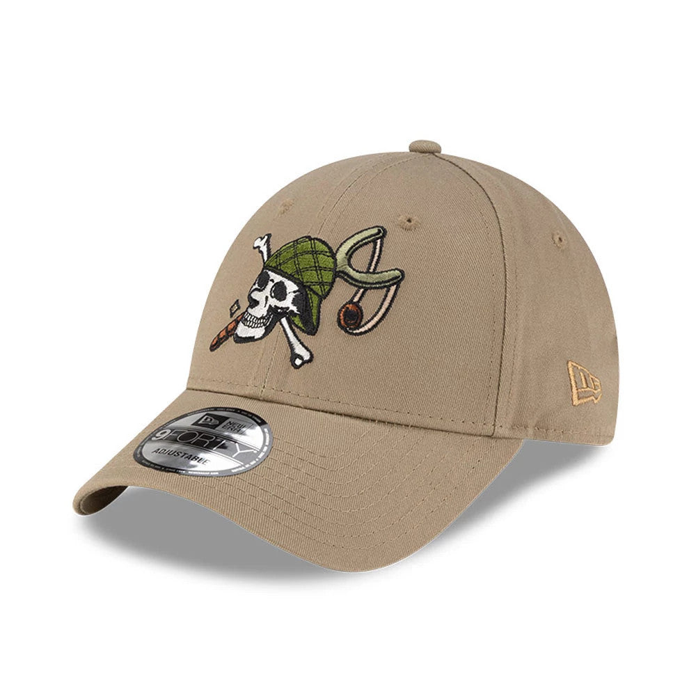 One Piece Usopp Beige 9FORTY Adjustable Cap 3