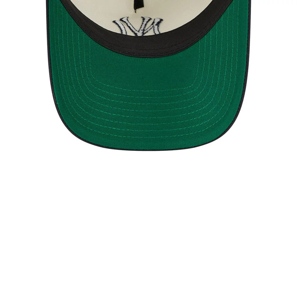 Pictured is this MLB Chrome New York Yankees 9TWENTY A-Frame cap in white. 2