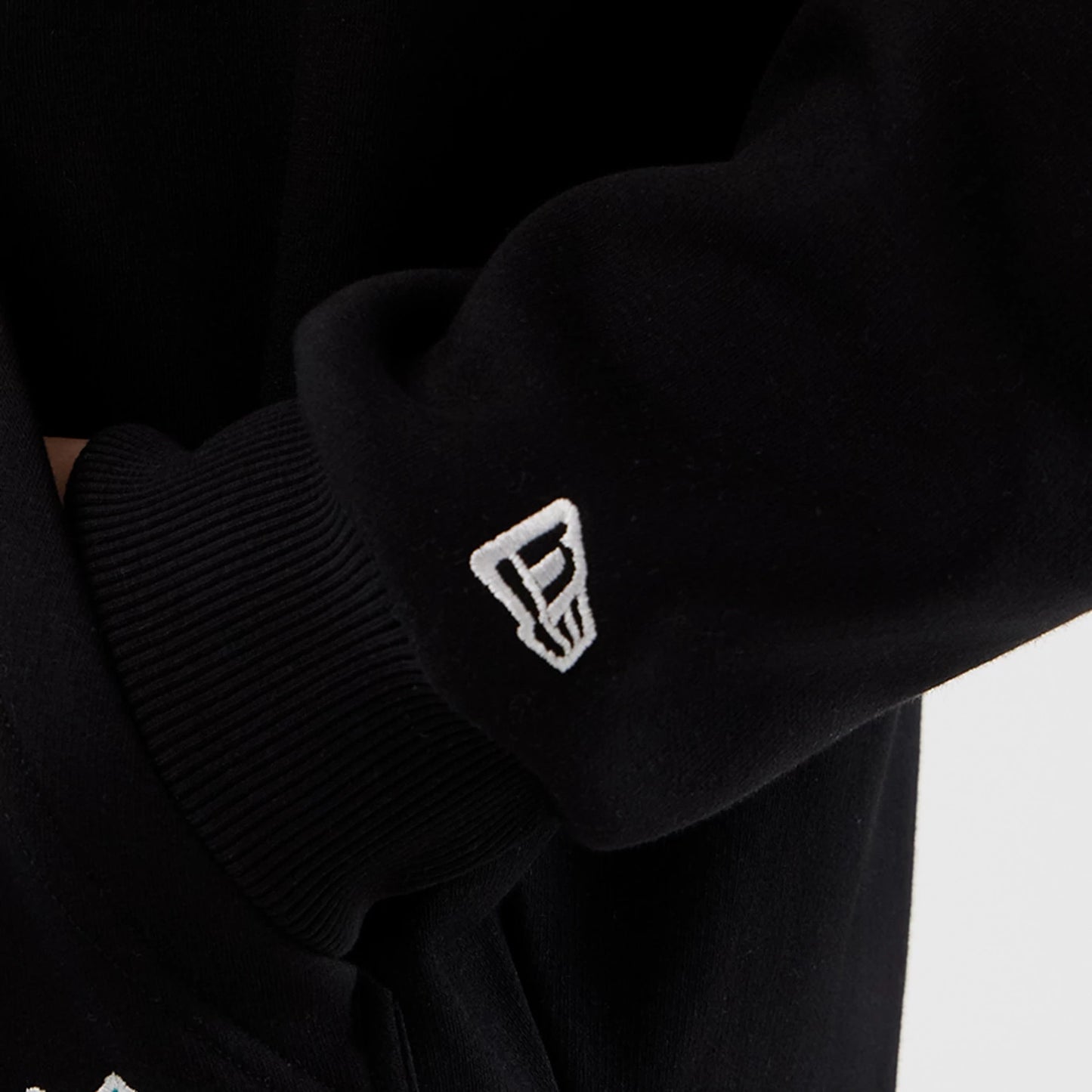 The Male model is wearing Jacksonville Jaguars NFL International Series Games Black Full Zip Hoodie 7