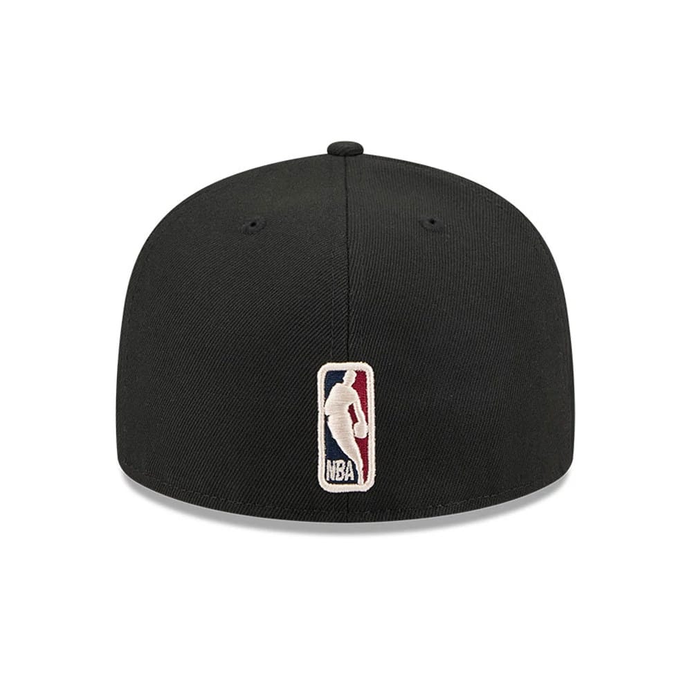 Pictured is this NBA Hardwood Classic Milwaukee Bucks 59FIFTY Fitted cap in black. 7