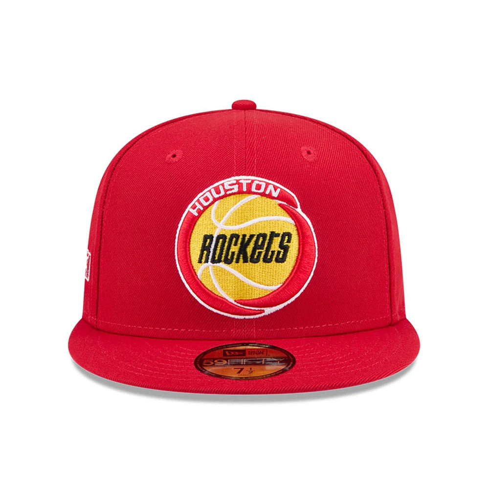 Pictured is this NBA Hardwood Classic Anniversary Houston Rockets 59FIFTY Fitted cap in red. 3
