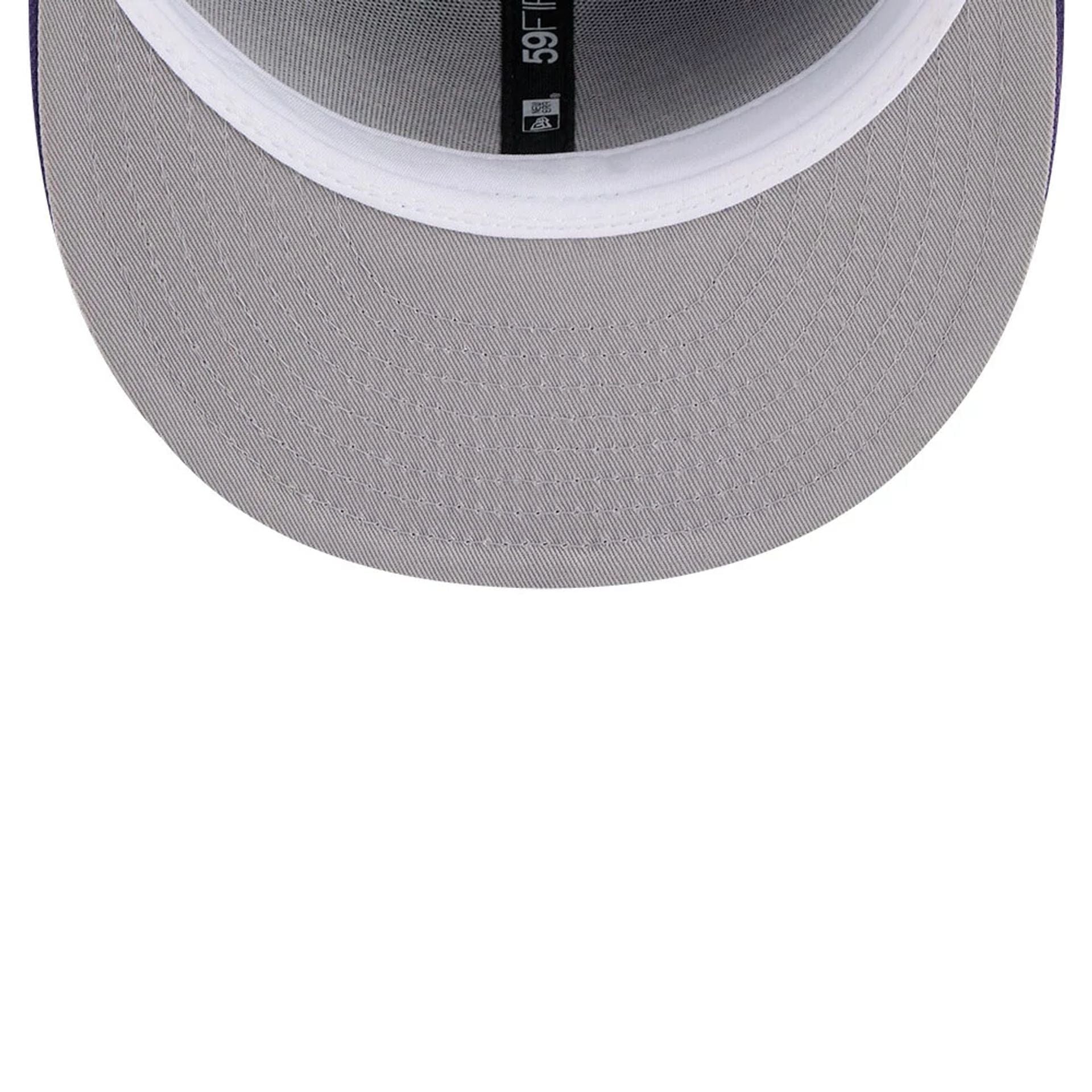 Pictured is this NBA Hardwood Classic Utah Jazz 59FIFTY Fitted cap in dark purple. 2