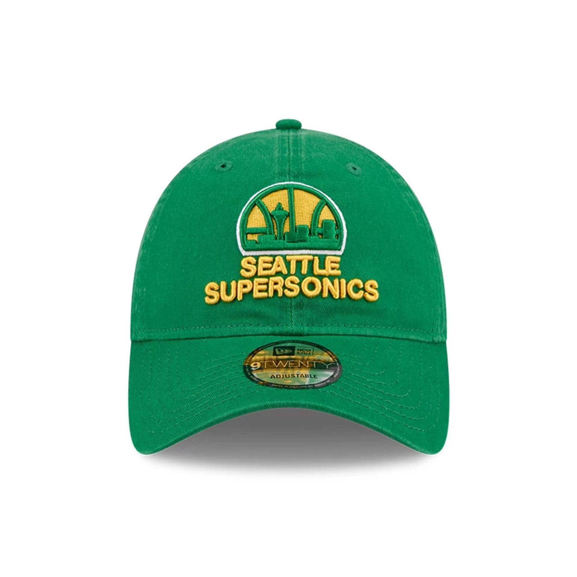 Pictured is this NBA Hardwood Classic Seattle Supersonics 9TWENTY cap in green. 2