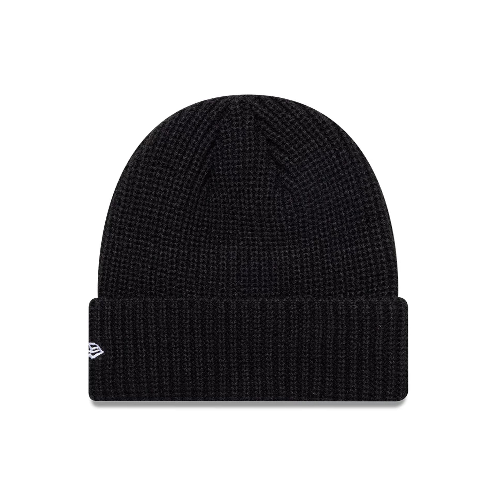 This is a Newcastle United FC Ribbed Black Cuff knit Beanie Hat 2