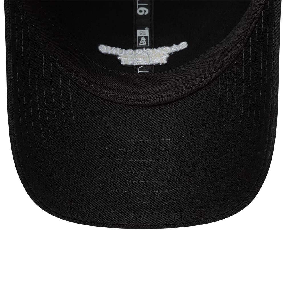 This is a New Era Slogan Background Talent Black 9TWENTY Adjustable Cap 7