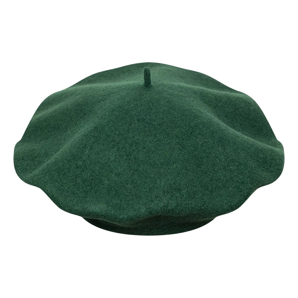 This is a New York Yankees Womens MLB Wool Dark Green Beret 4