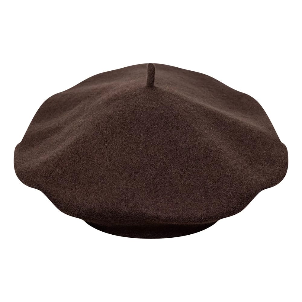 This is a New York Yankees Womens MLB Wool Dark Brown Beret 4