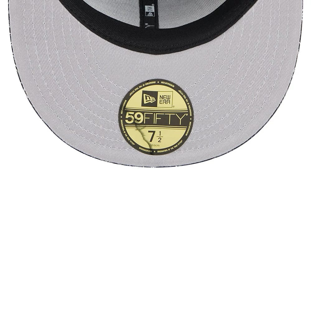 Pictured is this NFL Cap Scramble Kansas City Chiefs 59FIFTY Fitted cap in black. 2